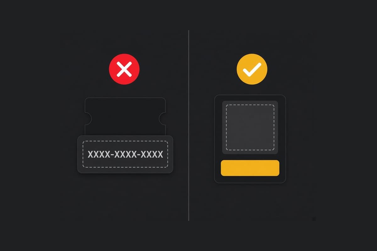 Comparison of a coupon popup against a single product offer