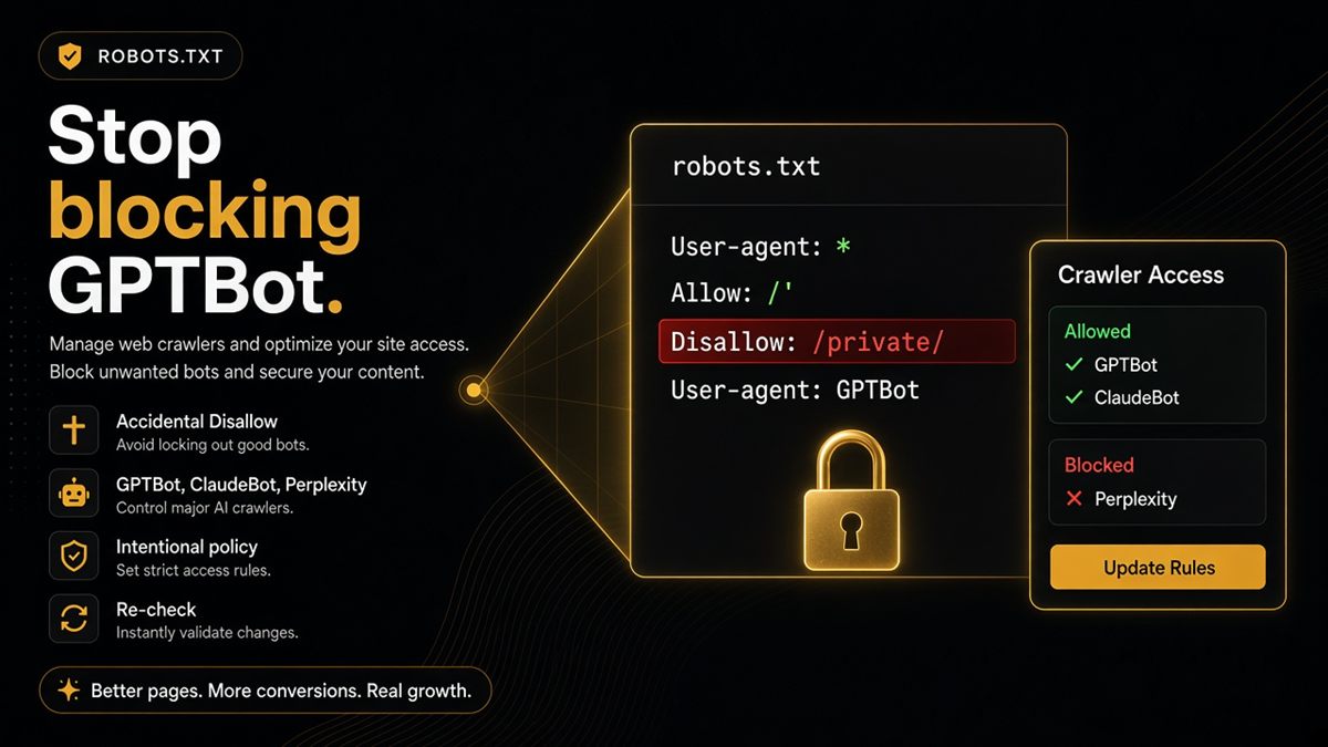GPTBot robots.txt Shopify — check if AI crawlers are blocked