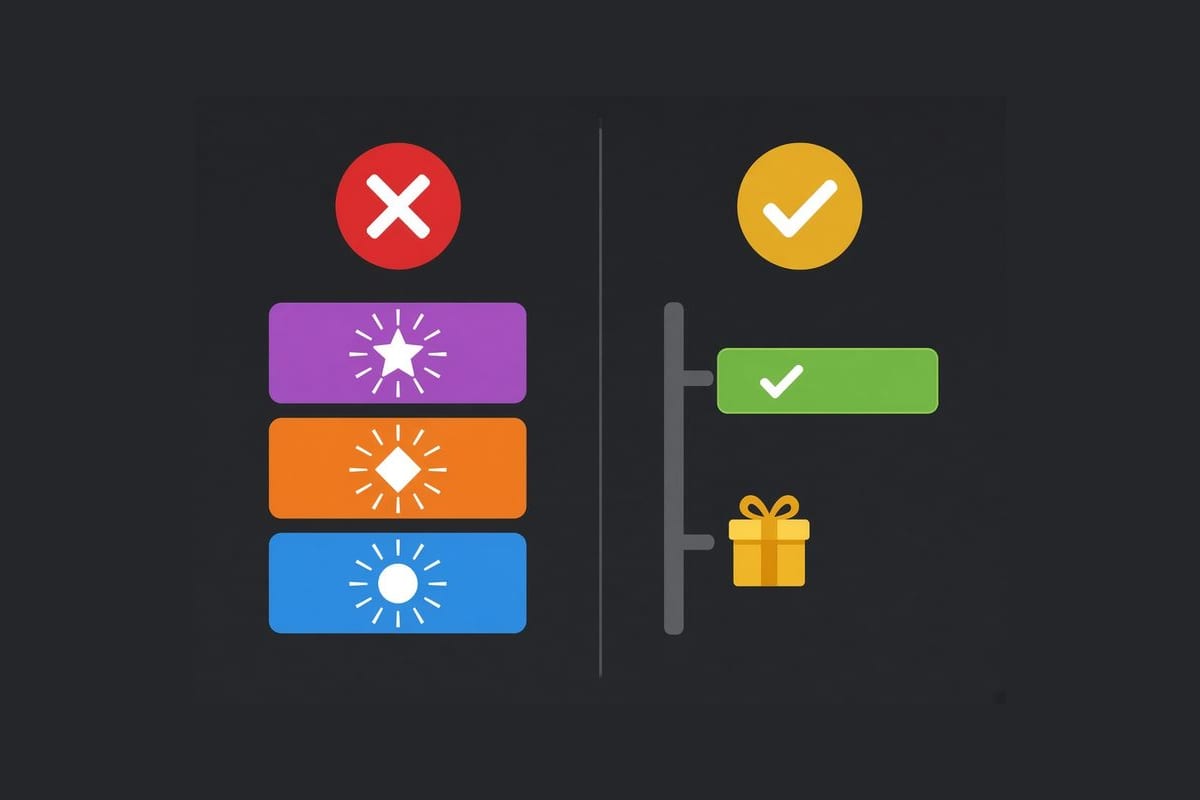 Comparison of three competing rewards against shipping first and a gift second