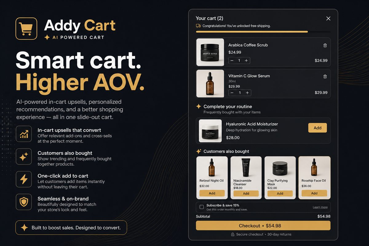 Editorial illustration for In-Cart Upsells — 9 Offers That Convert and 4 That Annoy Customers