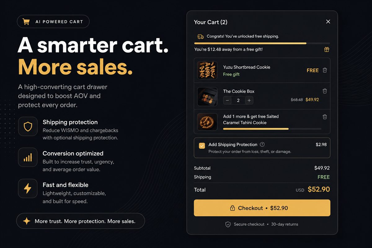 Editorial illustration for Shipping Protection in the Shopify Cart — When It Helps and When It Annoys