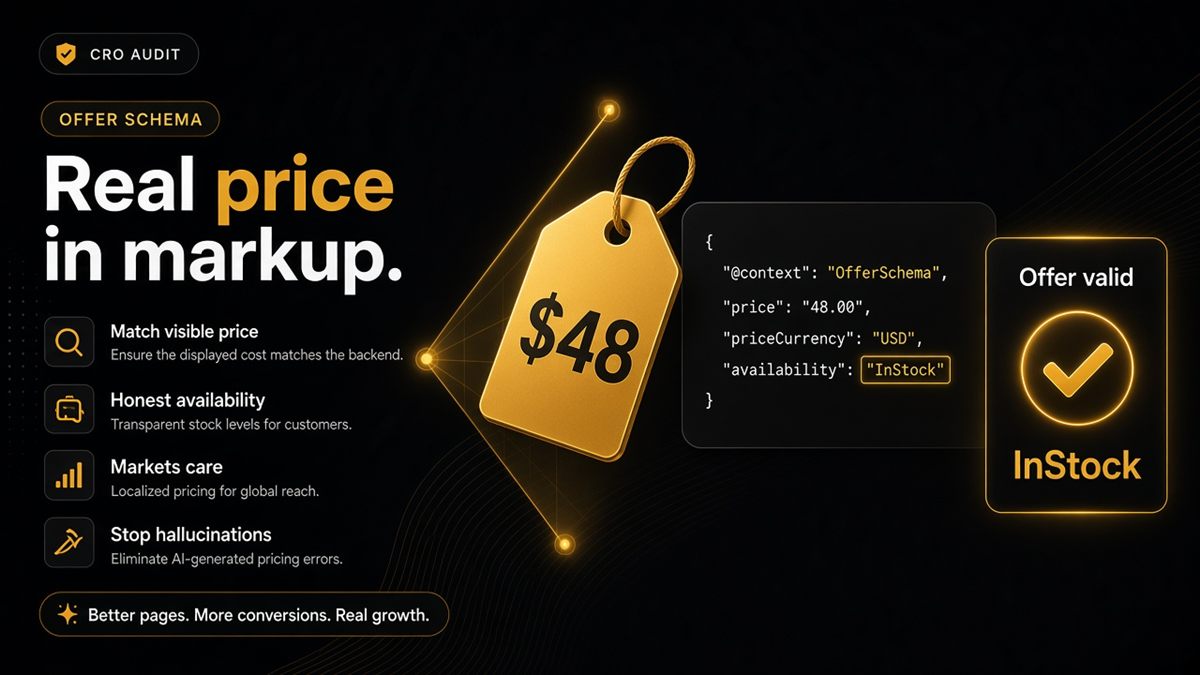 Shopify structured data price and availability — stop AI inventing prices
